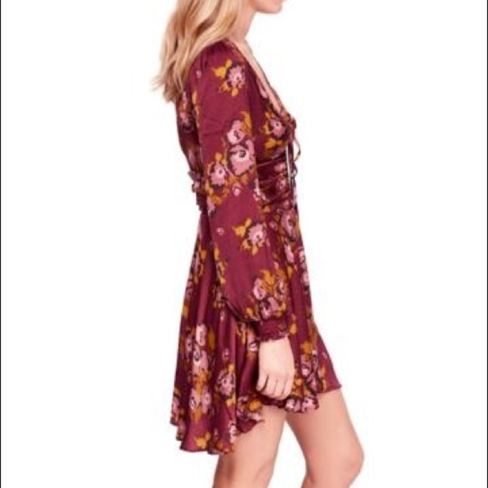 Free People Purple Floral Dress - Picture 3 of 6